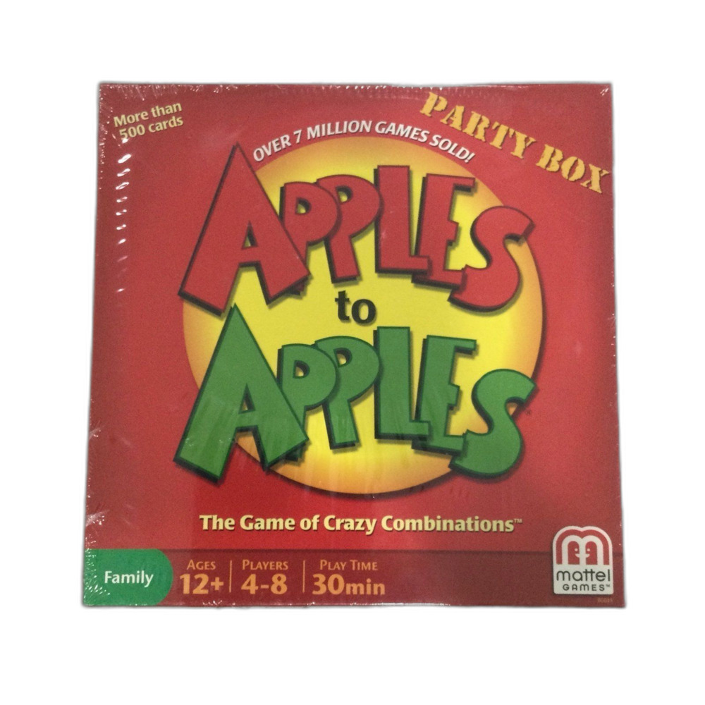 Mattel Games Apples to Apples the Game of Crazy Combinations Family Ages 12+